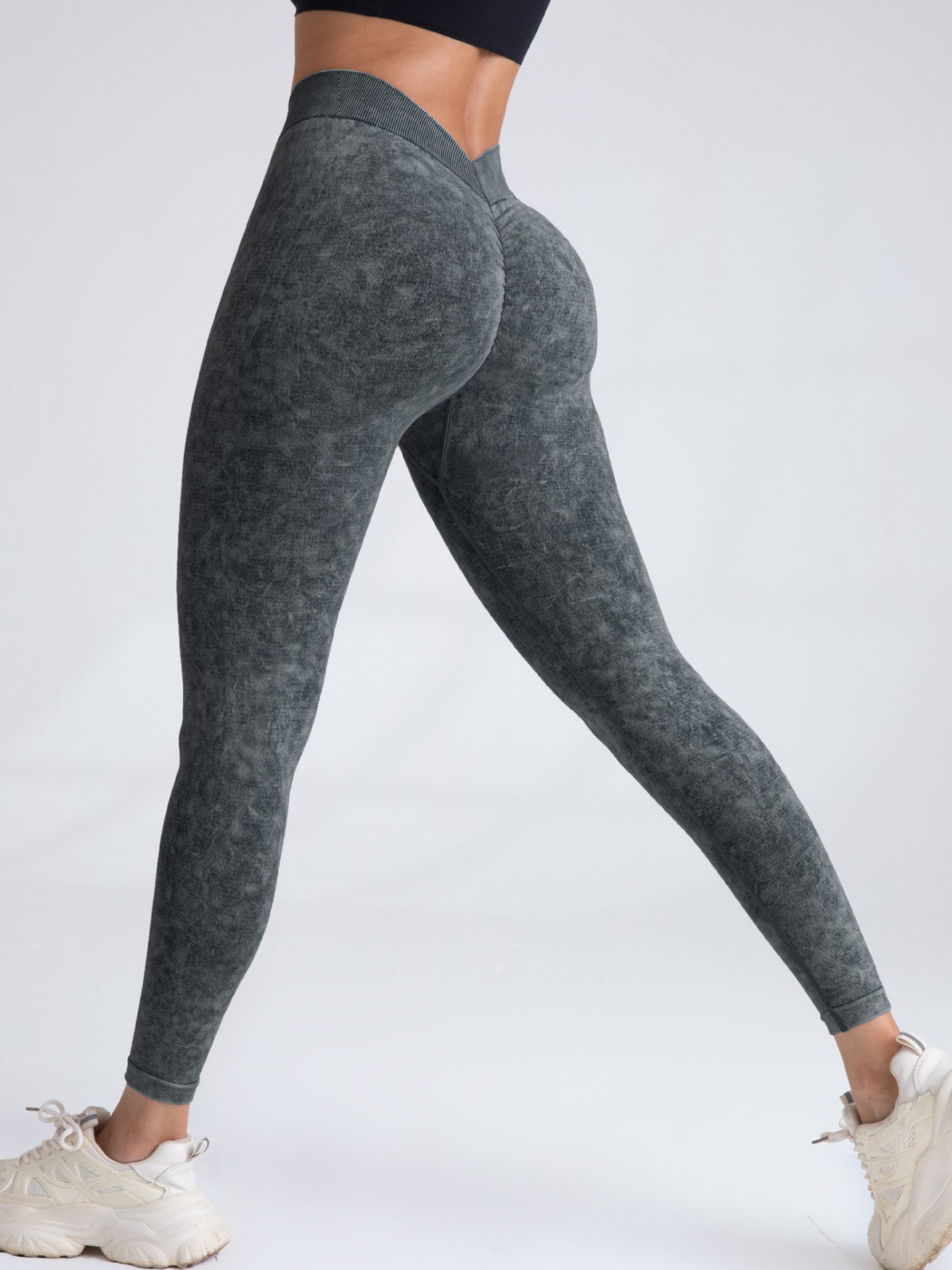 Women's V Workout Seamless High Waist Leggings
