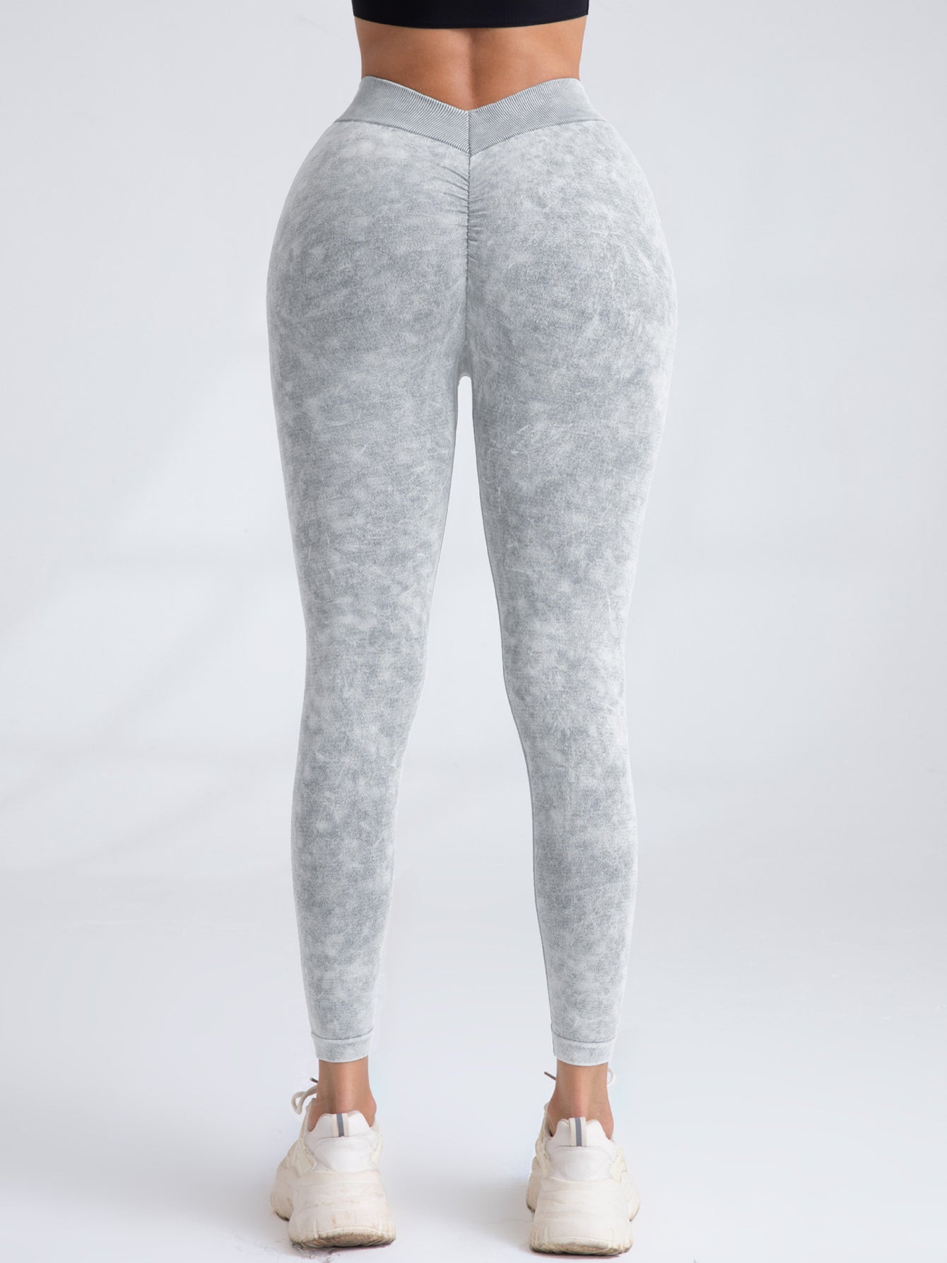 Women's V Workout Seamless High Waist Leggings